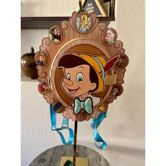 Loungefly Pinocchio Cameo Mini Backpack - Picture 2 of 9